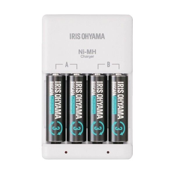 ビックキャパ リチャージ 充電器セット 単3形4個付