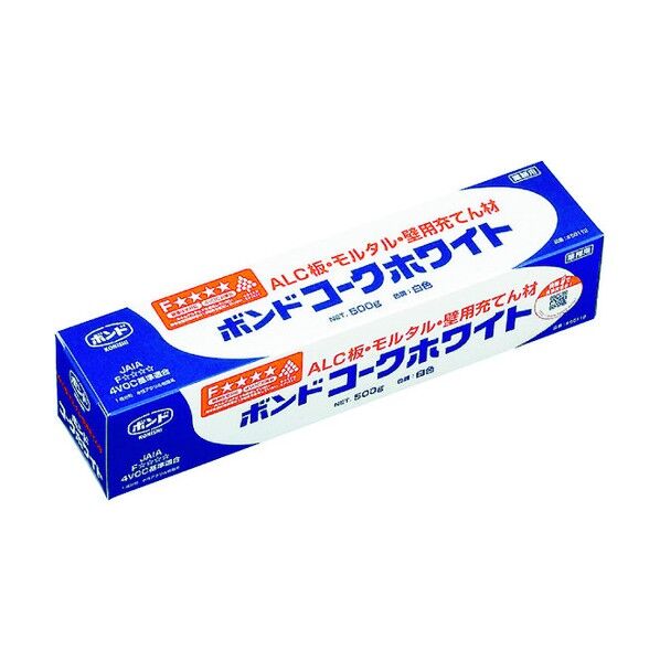 ALC板･モルタル･壁用充てん材 ボンドコーク ホワイト 500g #50112 1点