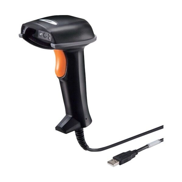 サンワサプライ 2次元バーコードリーダー(ハンディタイプ・日本語QR対応) BCR-2DJP4BK 1点...