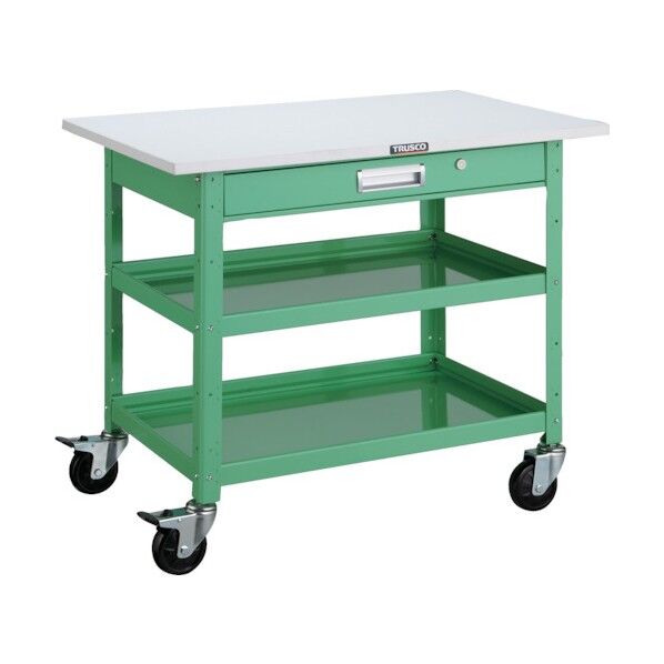 バーディワゴン (ゴムキャスター・1段引出し・天板付)