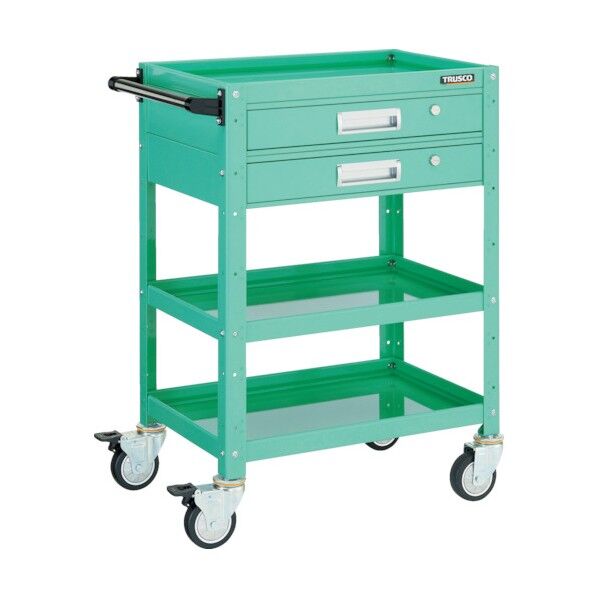 バーディワゴン (ウレタンキャスター・2段引出し付)