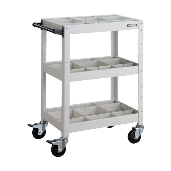 バーディワゴン (ゴムキャスター・深型3段・仕切板付)