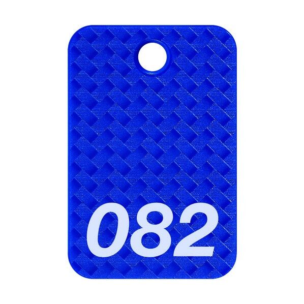 OP 番号札 四角 大 番号入り76~100 青 (25枚入) 青 BF-83-BU 25枚