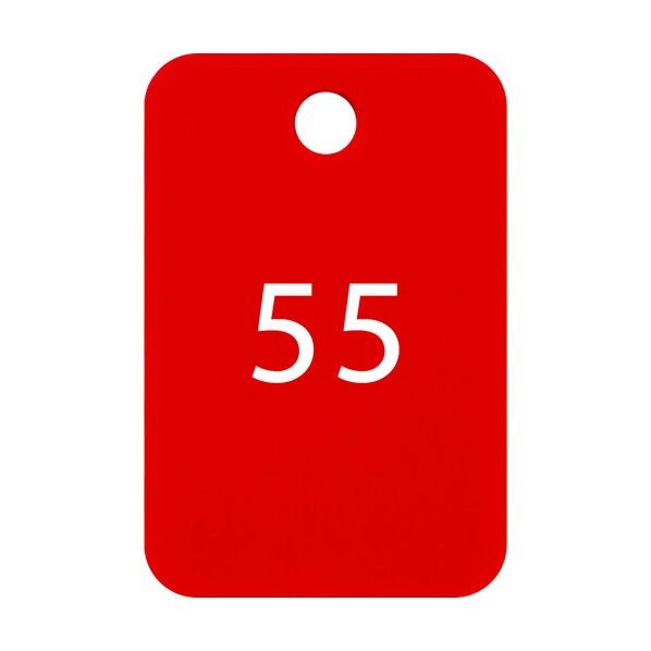 番号札 四角 大 番号入り51~75 赤 赤 BF-56-RD 25枚