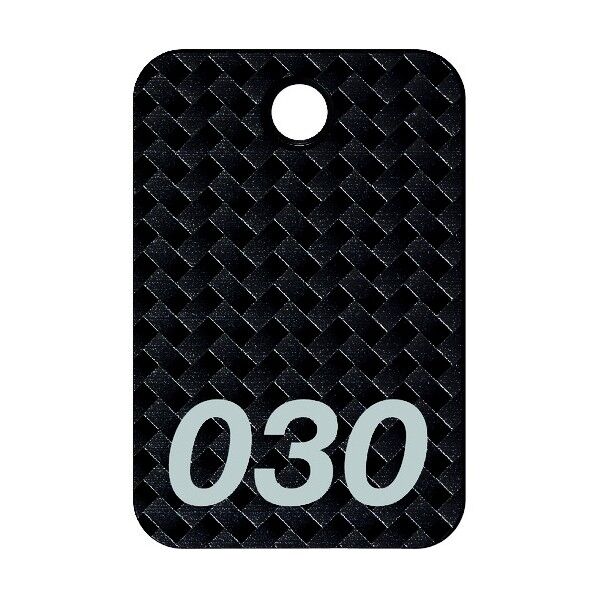 番号札 四角 大 番号入り26~50 黒 黒 BF-81-BK 25枚