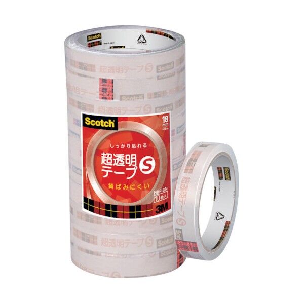 超透明テープS 18mm×35m BK-18N 10巻入