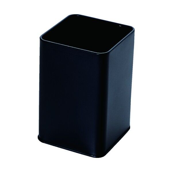 ペンスタンド(ブラックマット塗装缶)有効内寸62mmX62mmX94.5mm