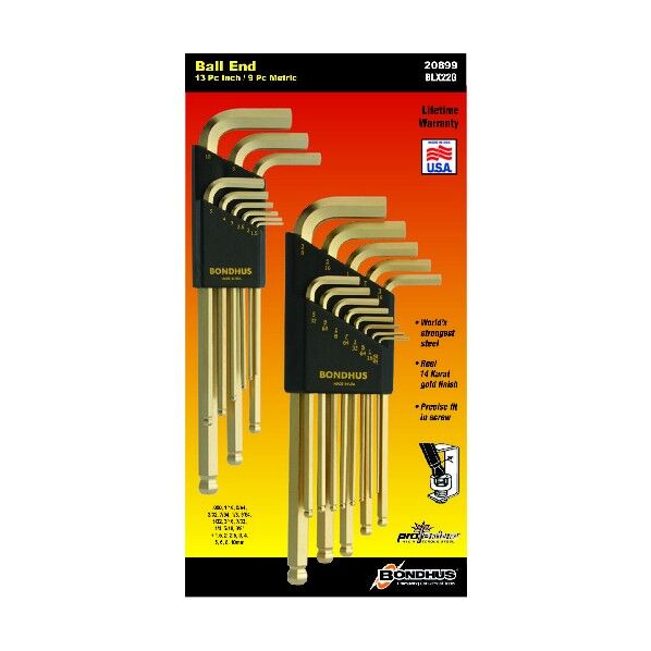 ボールポイントLレンチセット ダブル