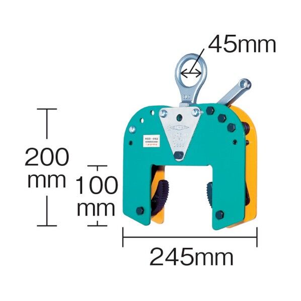 木質梁専用吊クランプ