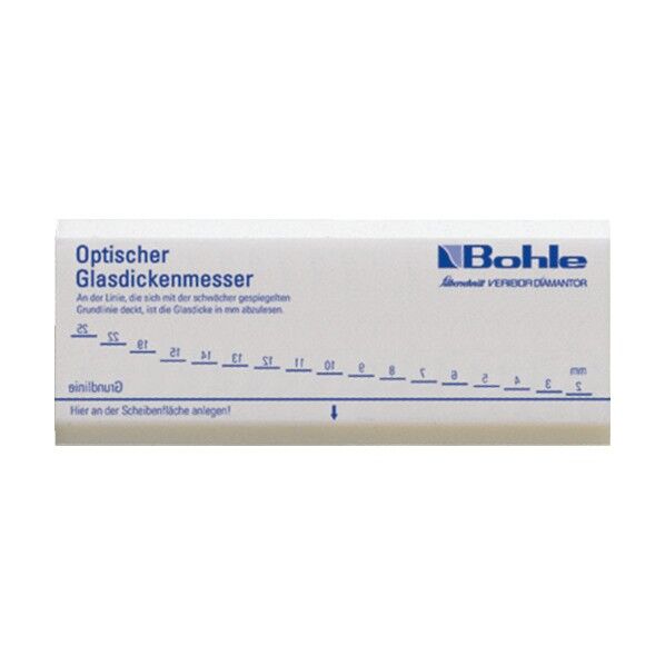 ガラスシクネスゲージ 2~25mm BO5164900 1点