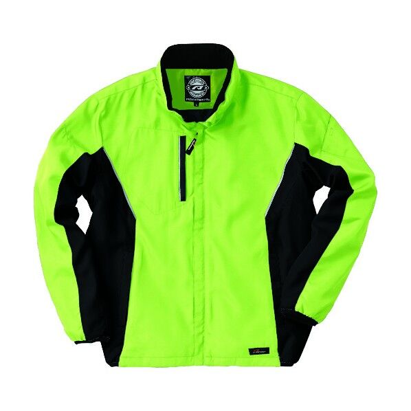 防寒ジャケット ライムグリーンXブラック色 Lサイズ BO31330-17-L 1点