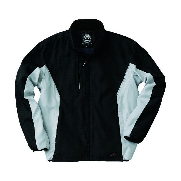 防寒ジャケット ブラックXシルバー色 XLサイズ BO31330-9-XL 1点