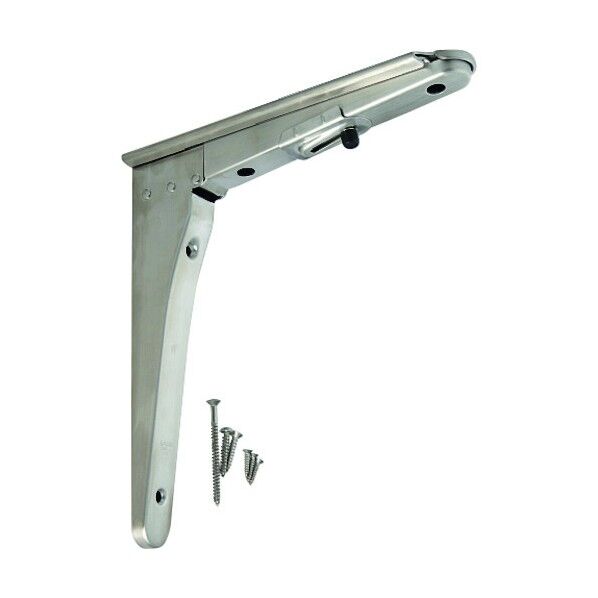 ステンレス鋼製折りたたみ棚受 BOS-240(120-030-090) 1