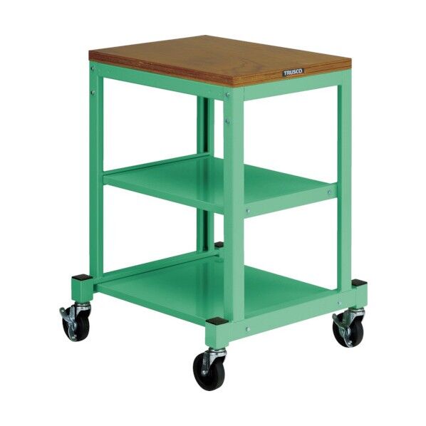 BN型小型作業台450X600キャスター付YG色