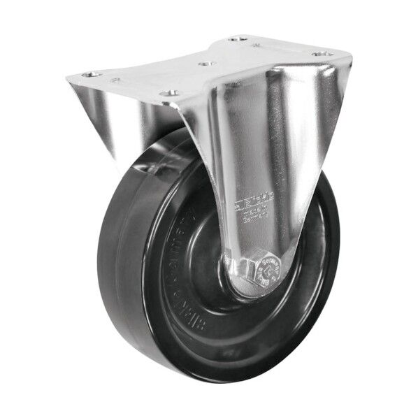 耐熱樹脂車輪付キャスター(スチール) 固定