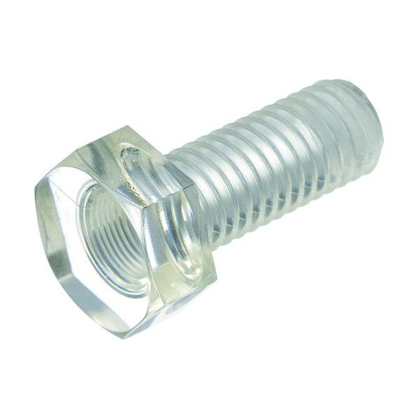 ポリカーボネート 六角ボルト M4×10 BPC-BTM4X10 50本