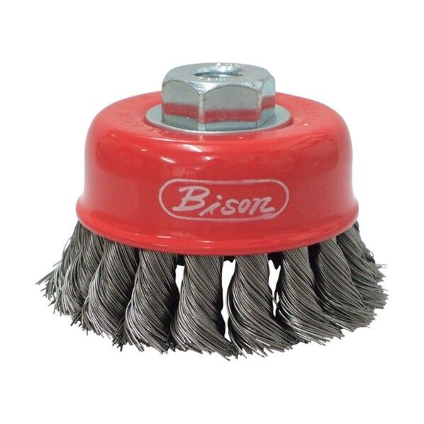 バイソンひねりワイヤーカップブラシ