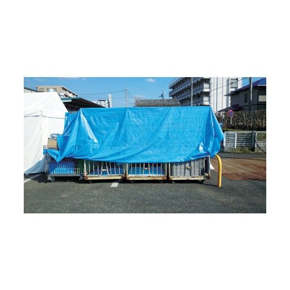 ユタカメイク 薄手ブルーシート 1.8m×1.8m 1枚