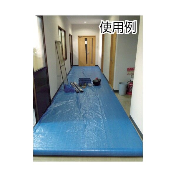 ユタカメイク 薄手ブルーシート 1.8m×1.8m 1枚