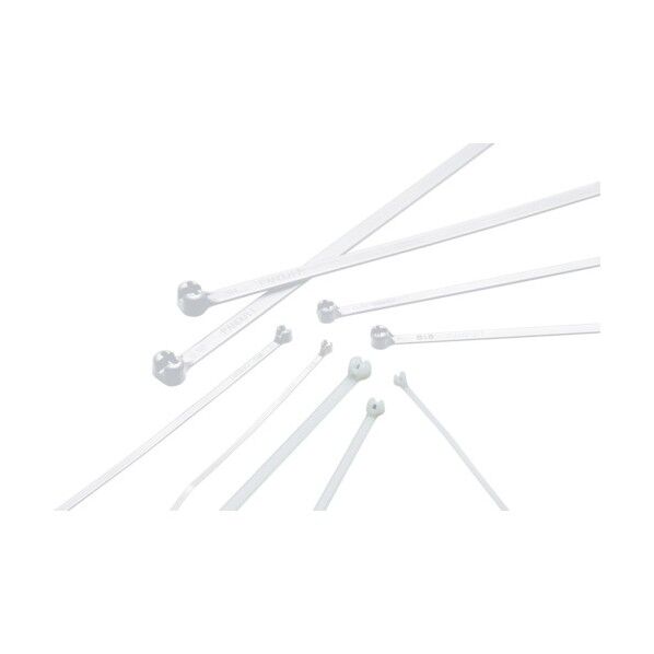 ステンレス爪ロック式ナイロン結束バンドナチュラル BT550 50本