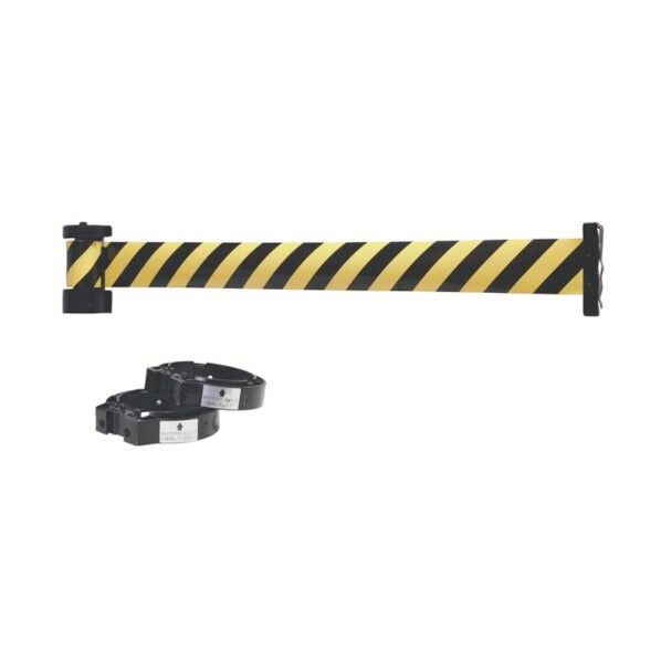 バリアリールコーンタイプ黄・黒ストライプ BRS-605AS 1