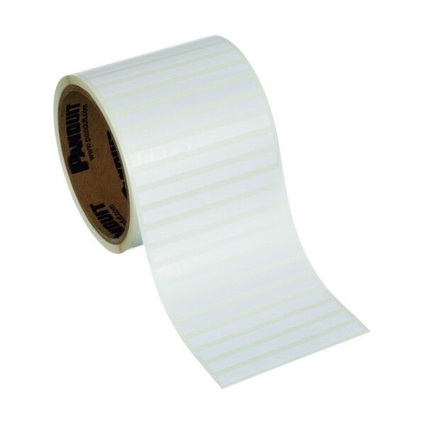 熱転写プリンタ用コンポーネントラベル ポリエステル 白 サイズ6.4mmX6.4mm 10000枚入 C025X025YJT 1点