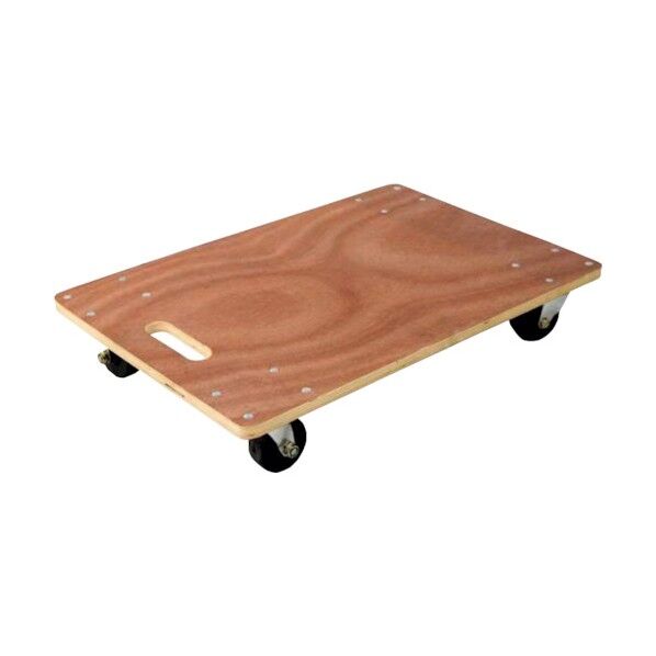 セーフラン安全用品 木製平台車 荷台寸法660×420mm 耐荷重100kg C0006 1点