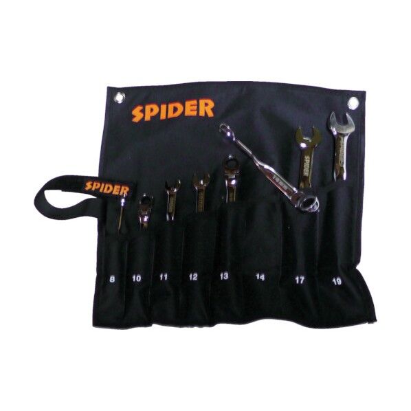 フレックスヘッドラチェッティングコンビネーションレンチ8本セット BZWSPFFT8SET 1