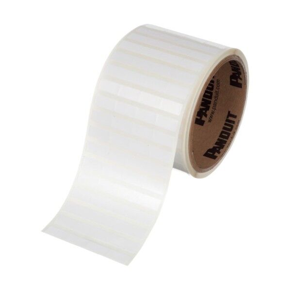 パンドウイット 熱転写プリンタ用コンポーネントラベル ポリエステル(超粘着性) 白 サイズ25.4mmx12.7mm 10000枚入 C100X050YPT 1点...