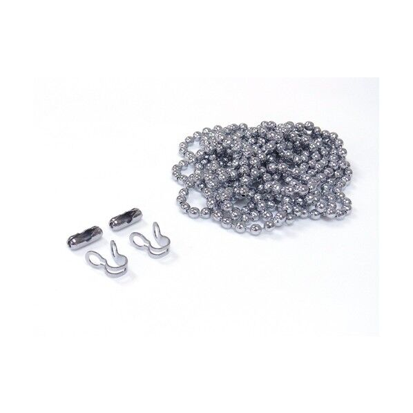 真ちゅう カットチェイン クローム 2m C-122 クローム継手 1個