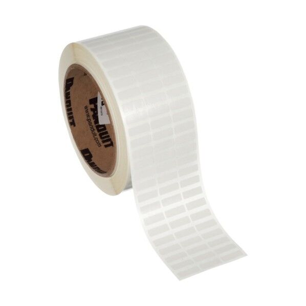 パンドウイット 熱転写プリンタ用コンポーネントラベル ポリフッ化ビニル 白 サイズ31.8mm×9.7mm 2500枚入 C125X038TJT 1点...