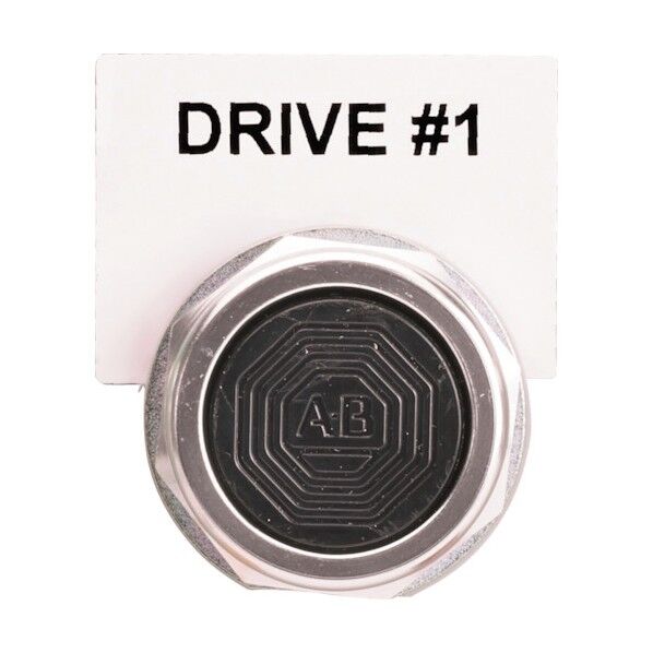 パンドウイット 熱転写プリンタ用ラベル プッシュボタン向け銘板ラベル(ハーフタイプ) 屋内外用 穴径:30.0Φmm 白 500枚入 C180X130APT-30H 1点...