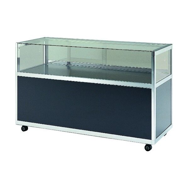 エクシード 平ケースC2 ブラック プッシュ錠付 C2-12-60-B-P 1台