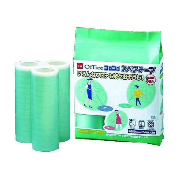 ニトムズ スペアテープオフィス多用途フロア用160(3巻入) 230 x 171 x 59 mm C3210 3巻
