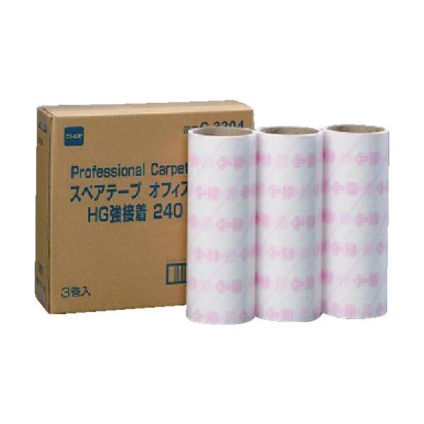 スペアテープオフィスコロコロHG強接着240mm(3巻入)