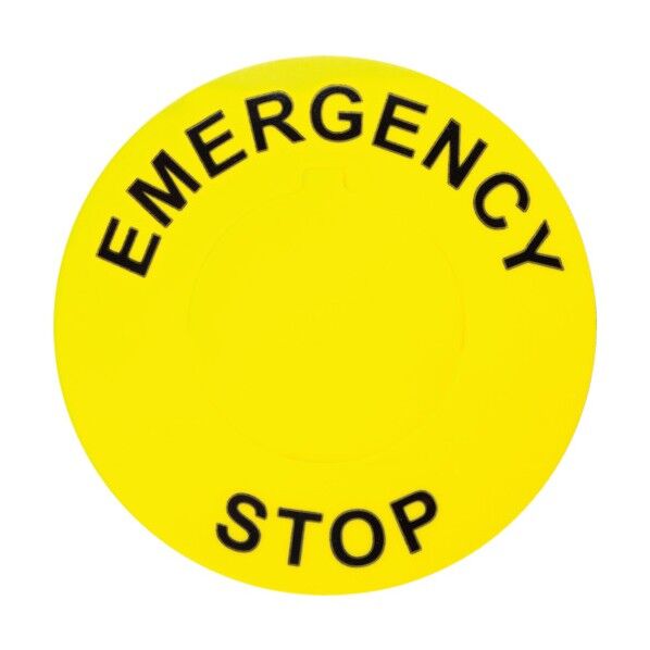 非常停止ボタン用ラベル