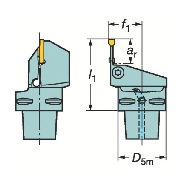 コロマントキャプト コロカット3用カッティングヘッド C3-RF123T06-22045BM 1