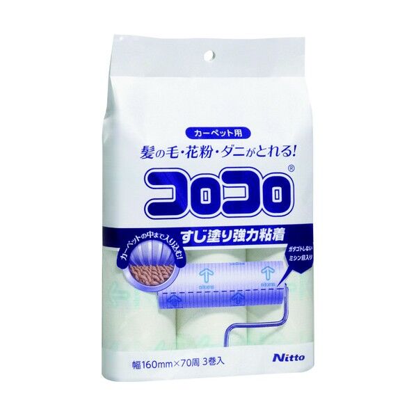 ニトムズ コロコロスペアテープ強力すじ70周3巻