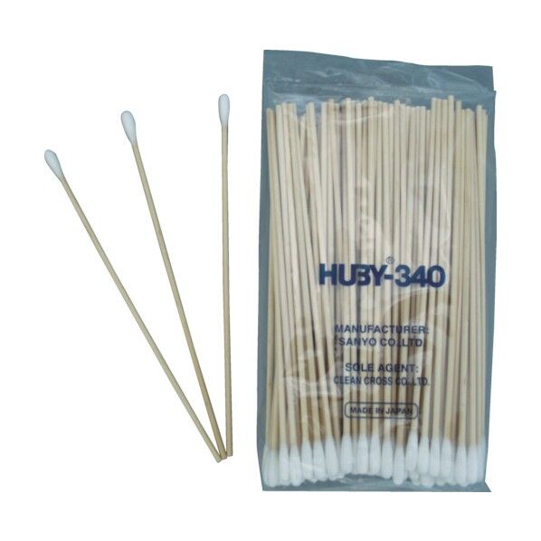 工業用綿棒(先端砲弾型/木軸)