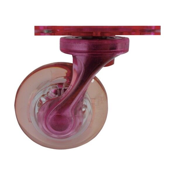 樹脂製デザインキャスターΦ100自在式(ピンク) CAR JR-PBU100 1