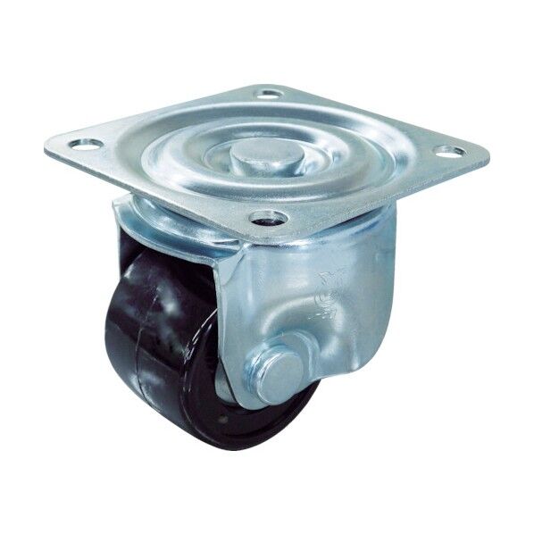 プレート式超低床式重荷重用キャスター(フェノール車)
