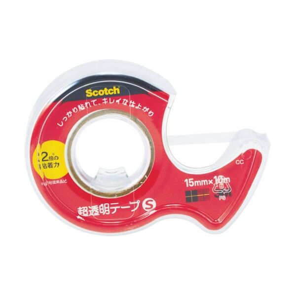 スコッチR超透明テープS巻芯径25mm