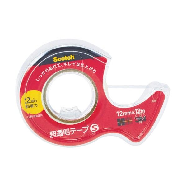 スコッチR超透明テープS巻芯径25mm CC1809-D-N 1個
