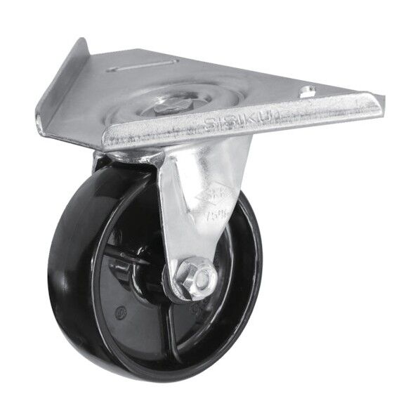 コーナーキャスター(ナイロン車) ベース:ユニクロメッキ