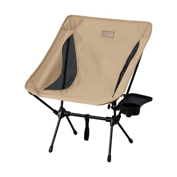 518874 キャンプチェア ロータイプ ベージュ CC-LOW-BE 1点