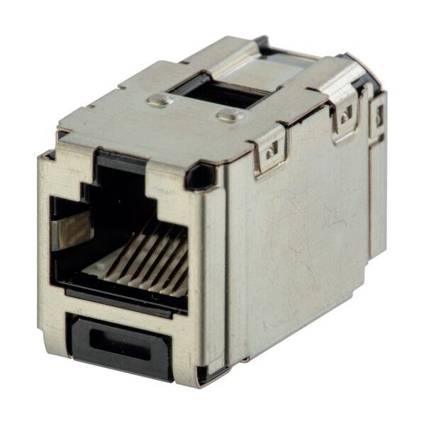 パンドウイット カテゴリ6A シールド付きRJ45JJ中継アダプター CCS6X88BL 1点...