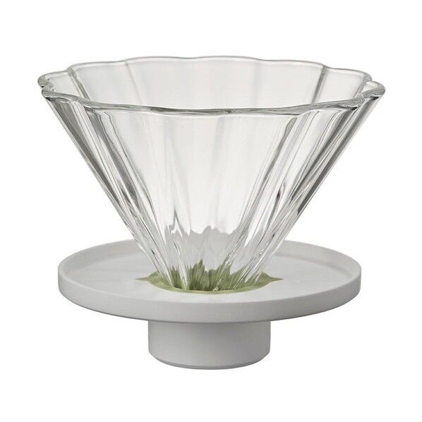 ハリオサイエンス 茶茶ドリッパー・ブーケ CDB-02-W 1個...