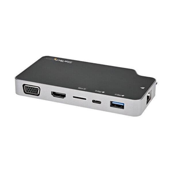 STARTEC.COM社 ドッキングステーション/USB-C/4K HDMI/VGA/100W PD/USBハブ/イーサネット/カードリータ゛ー CDP2HVGUASPD 1個
