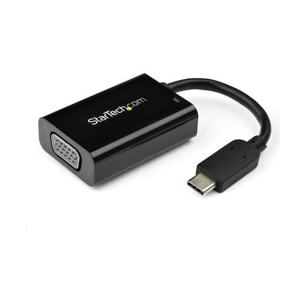 ディスプレイアダプター/USB-C - VGA/2048x1280/60W PD/ブラック/ビデオ 変換 コンバーター CDP2VGAUCP 1個