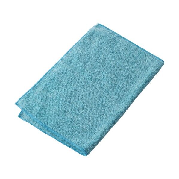 マイクロファイバークロスエコノミー 10枚入 ブルー CE-482-010-3 10枚